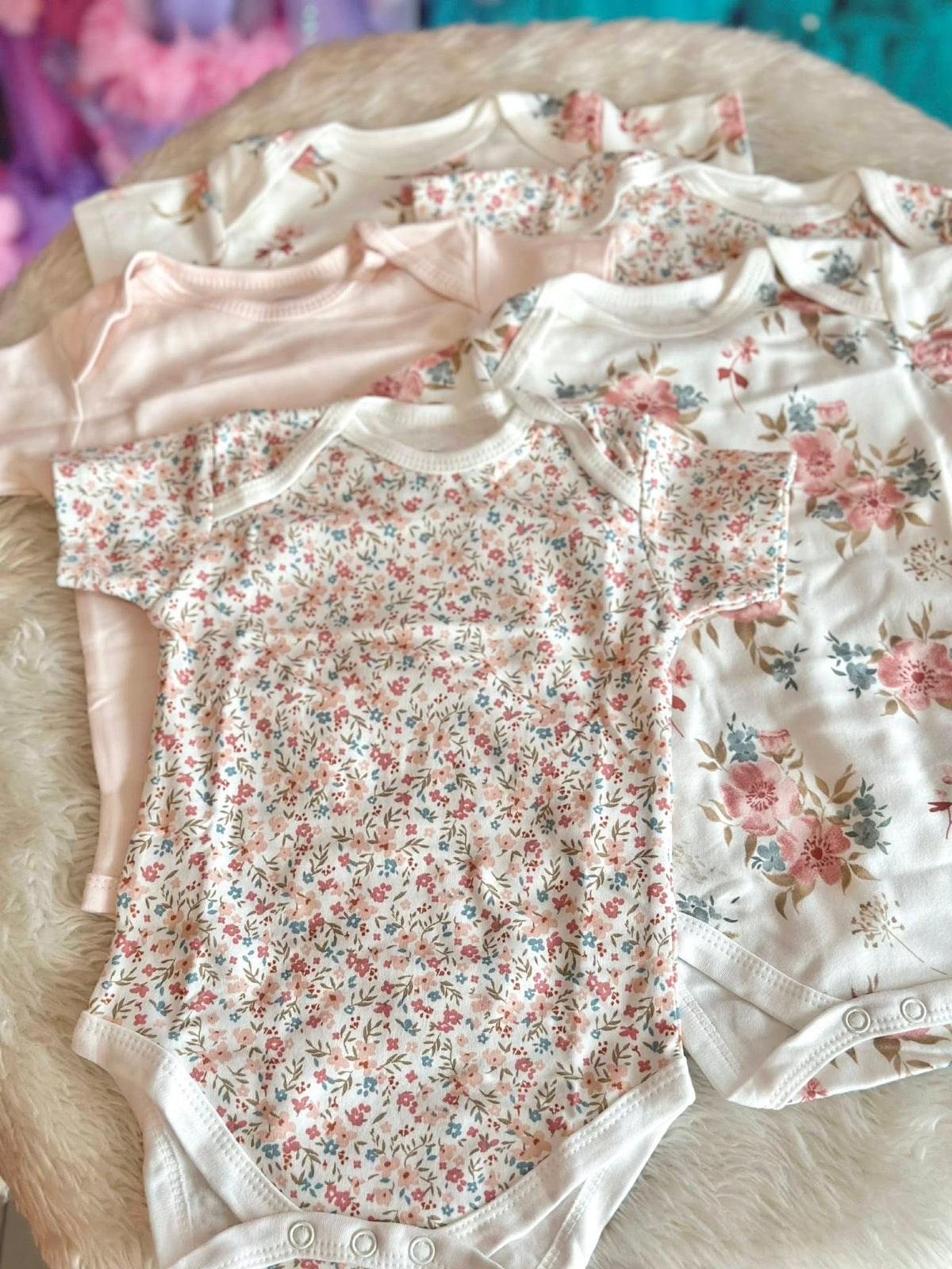 Mamas and Papas 5pc Short Sleeves Onesie