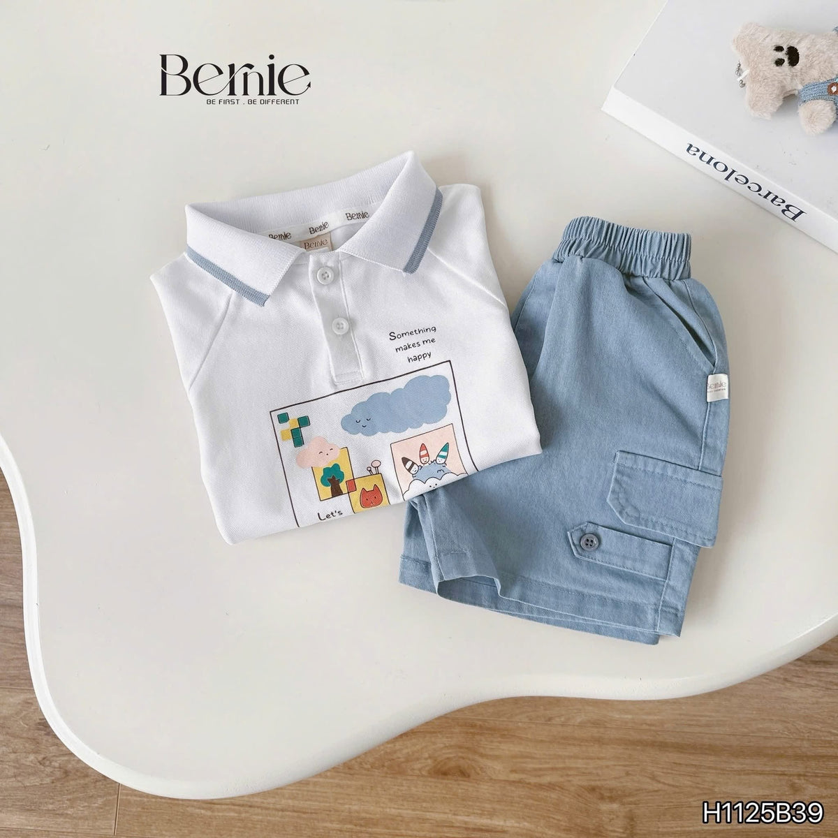 Bernie Collared Top and Short