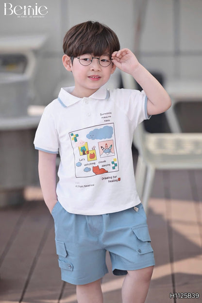 Bernie Collared Top and Short