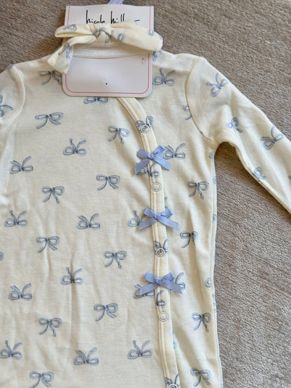 Nicole Miller Frogsuit with Headband “Blue Ribbon”