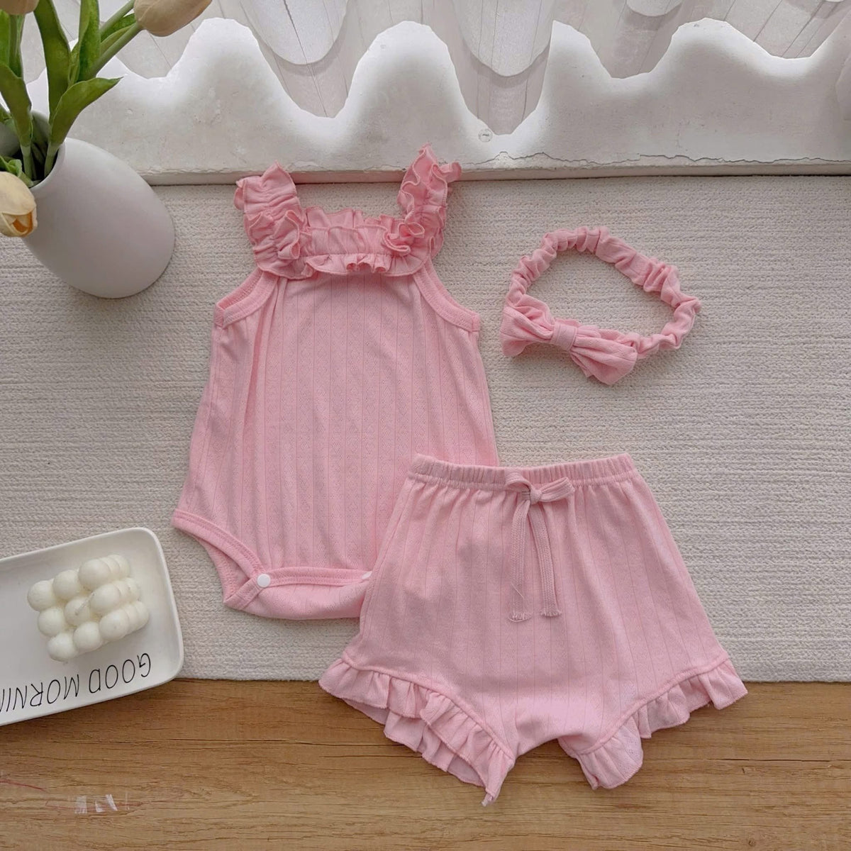 Pink Sando Set for Baby Girls