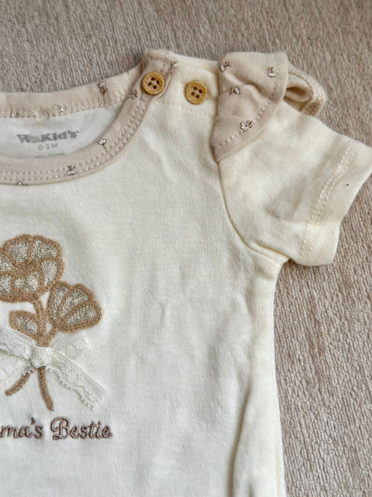 Chickpea “Mama’s Bestie” Onesie
