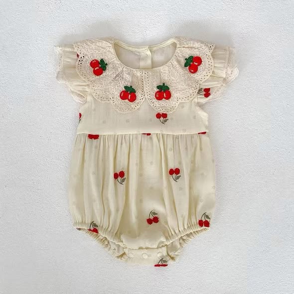 Cherry Bubble Romper
