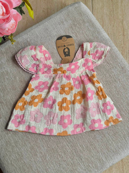 Rabbit Bear Tops "Floral"
