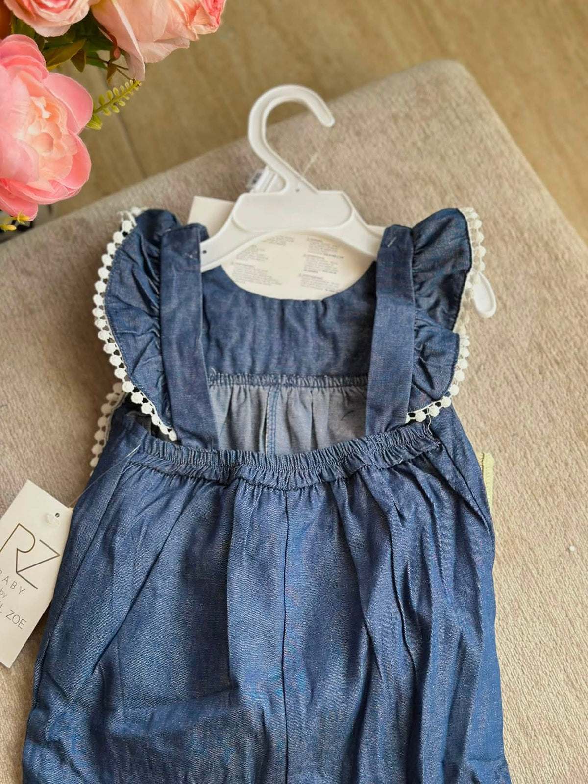 RZ Denim Jumpsuit with Bag and Hairclip