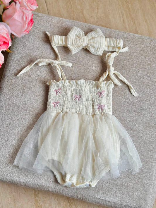Cream Tutu Dress