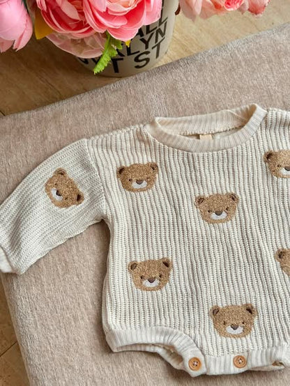 Bear Cardigan Romper