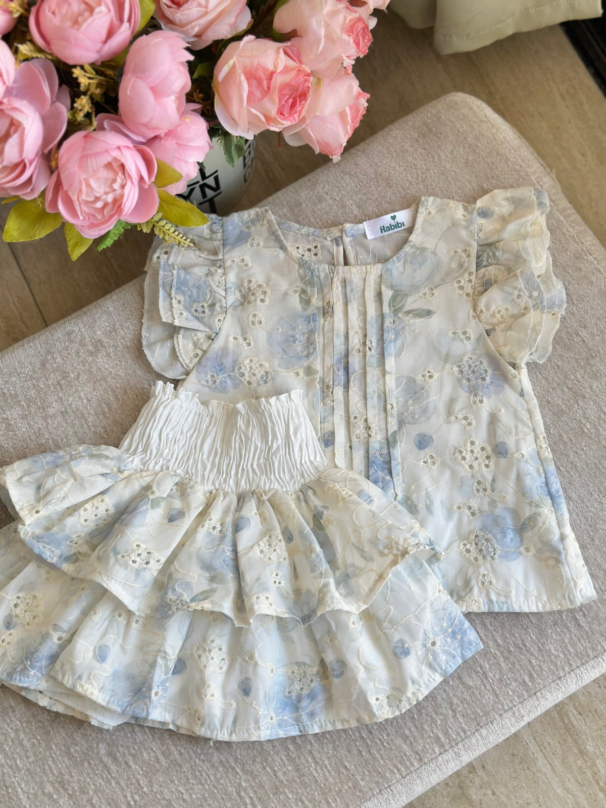 Floral Terno Blue