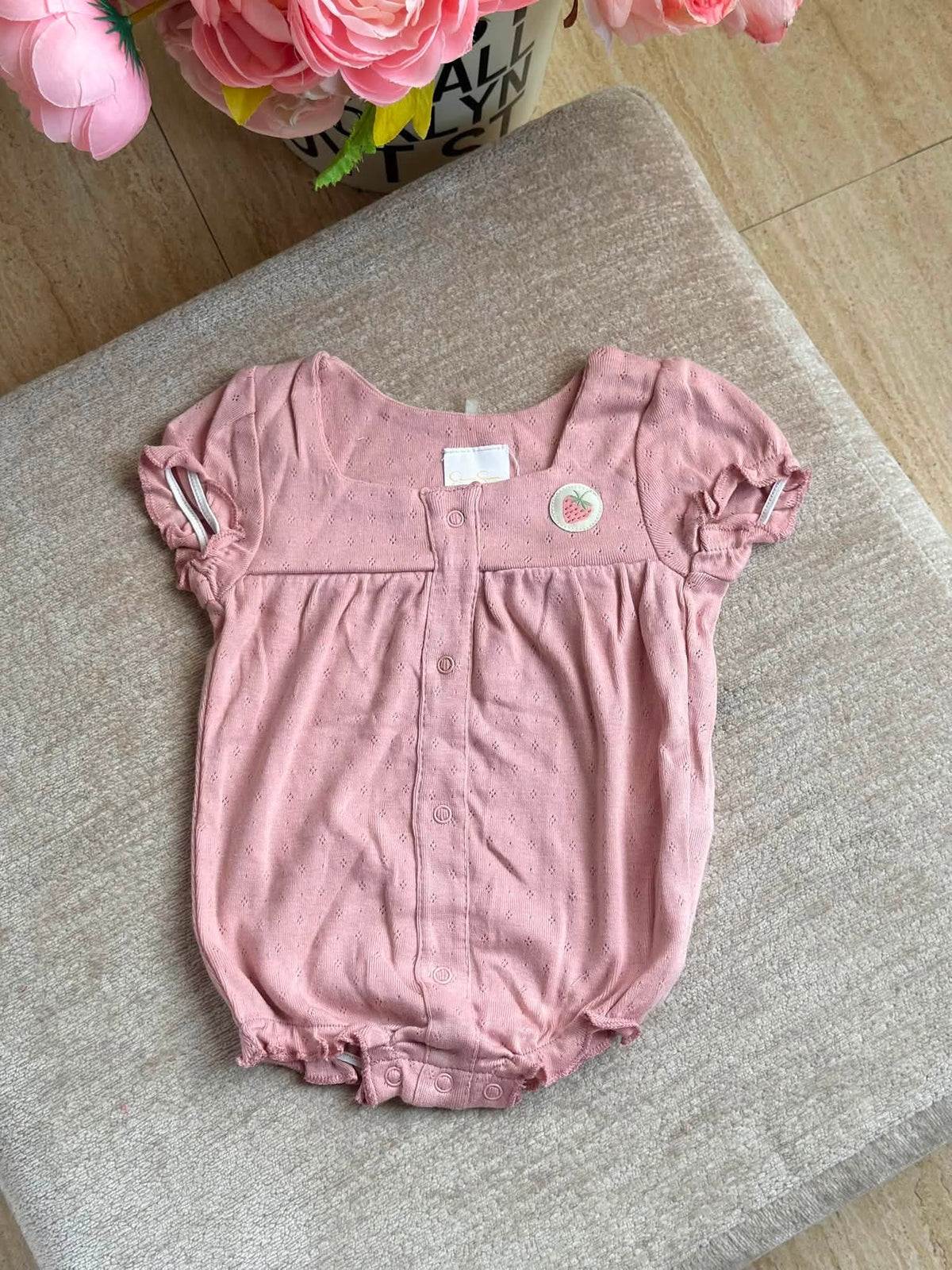 Strawberry Patch Romper