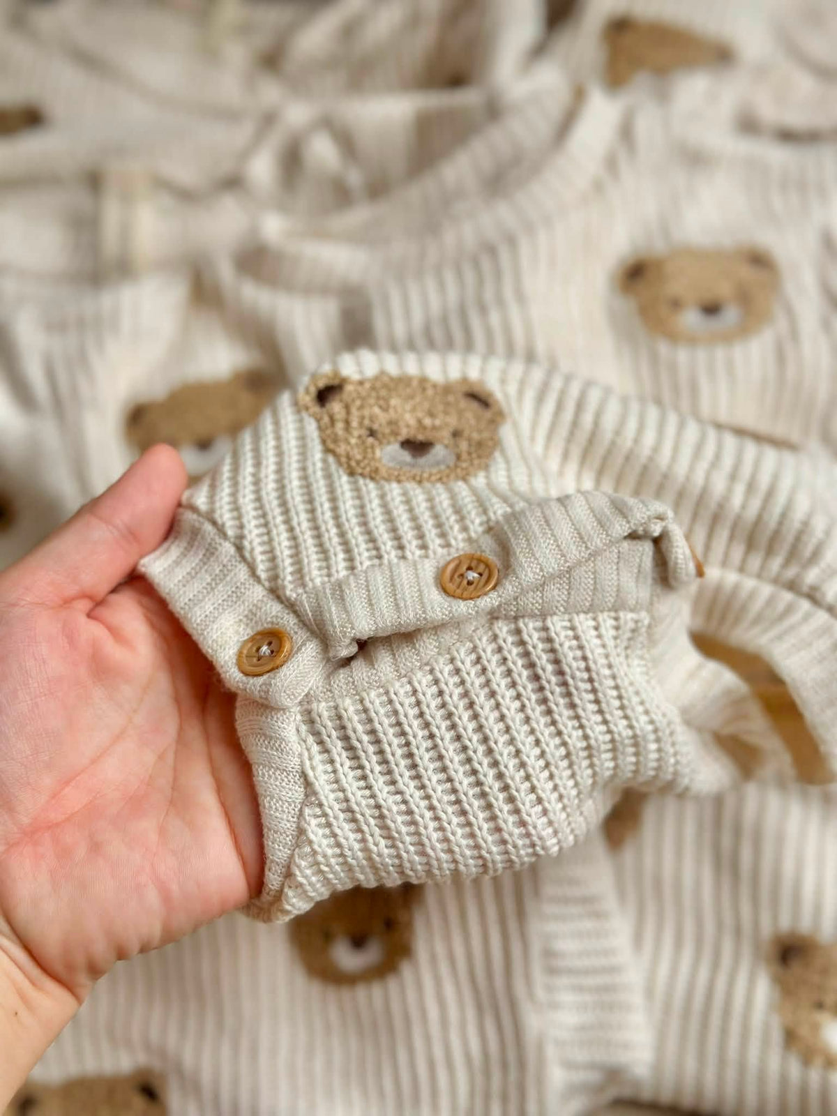 Bear Cardigan Romper