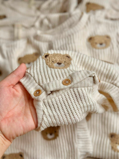 Bear Cardigan Romper
