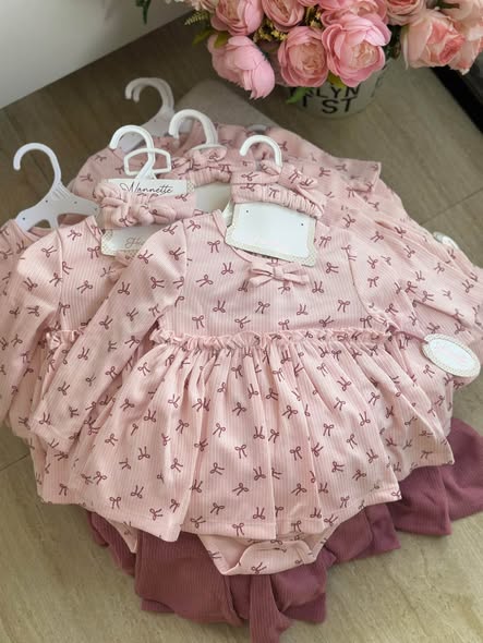 Long Sleeves Onesie Dress with Pants