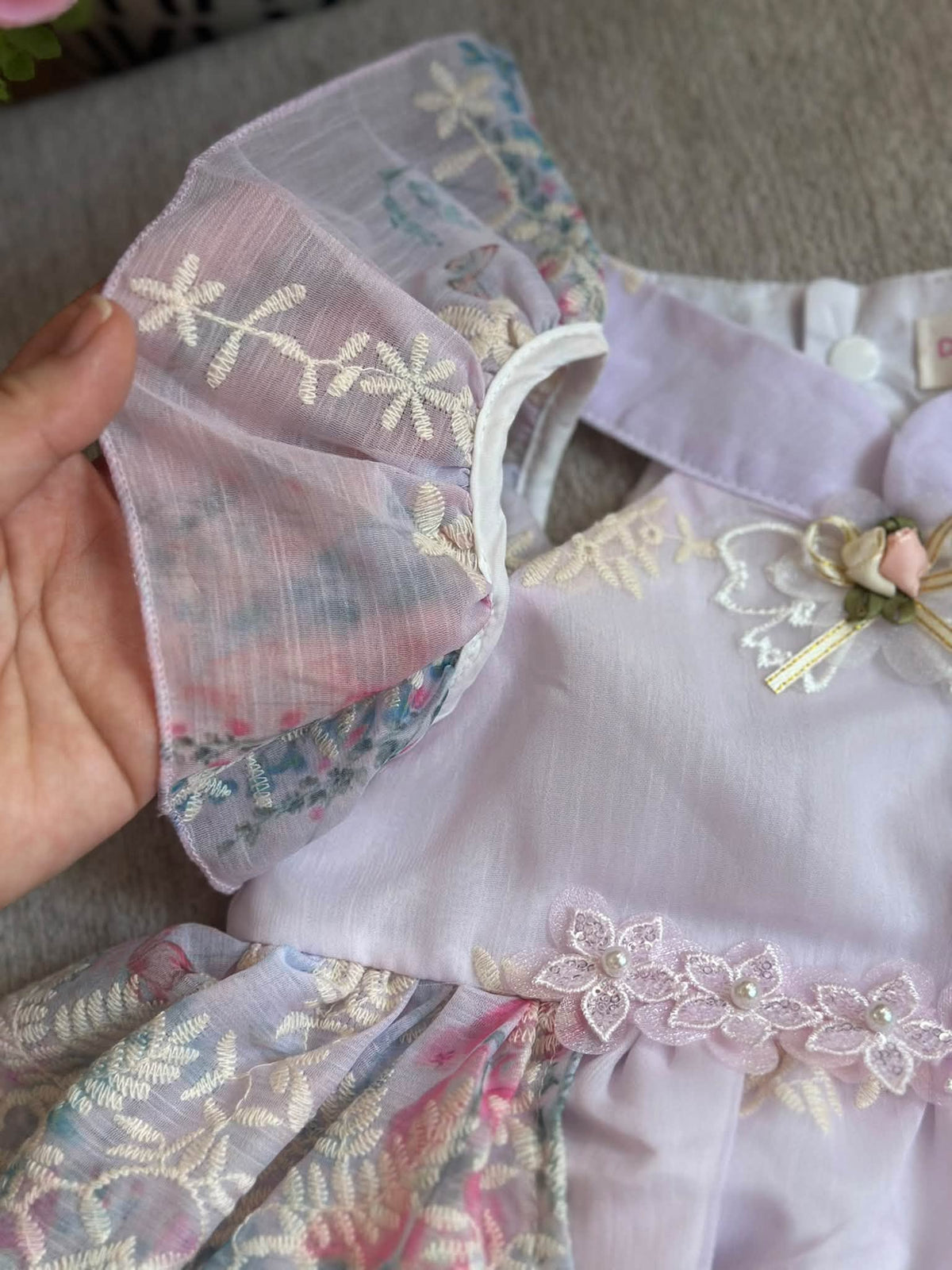 Purple Romper Dress