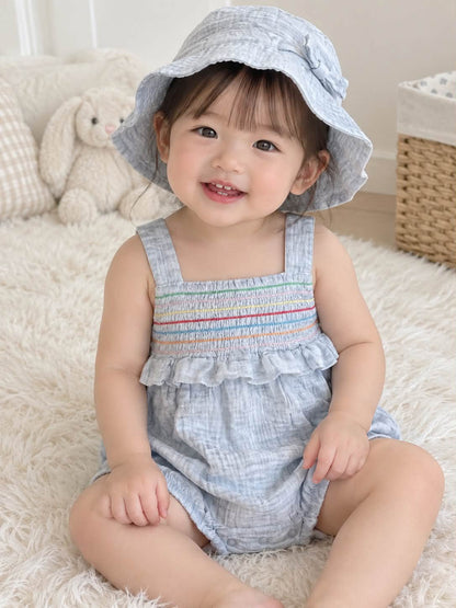 Blue Cutie Romper with Hat