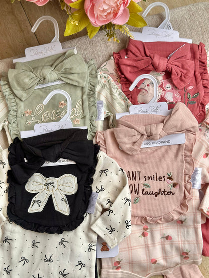 4pcs Onesies Set “Owl”