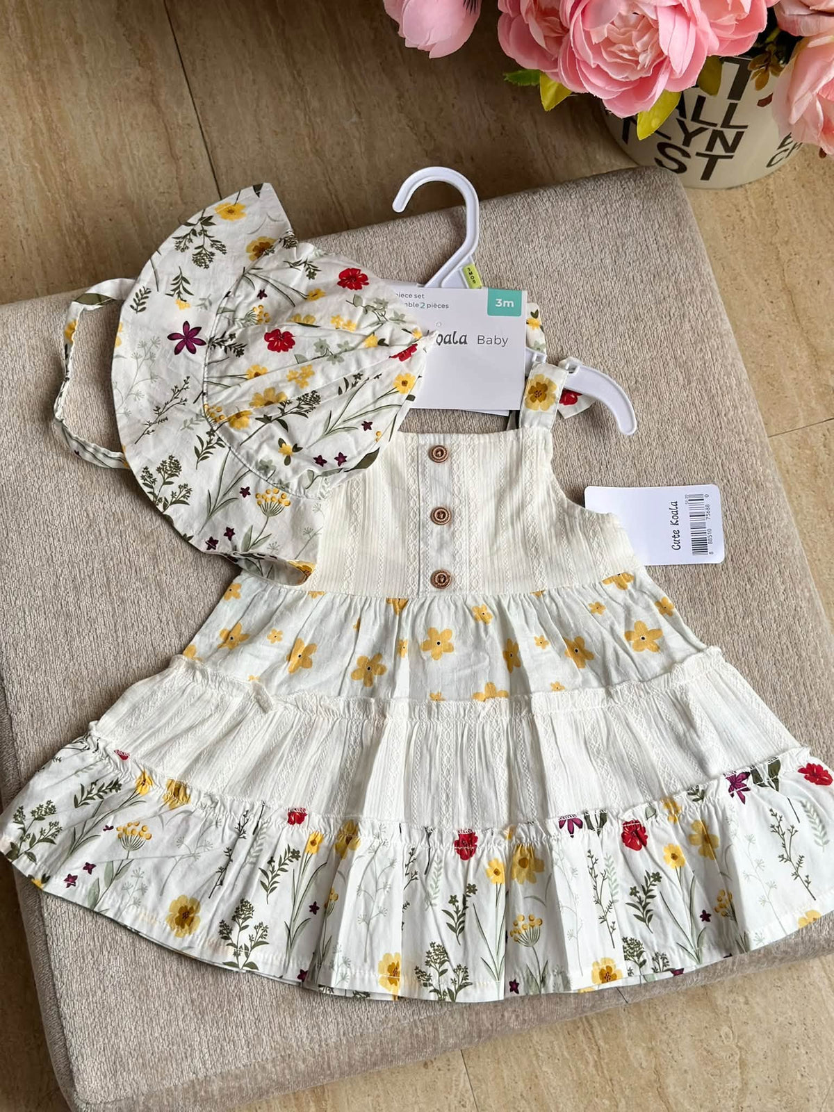Pretty Koala Dress with Bucket Hat 2