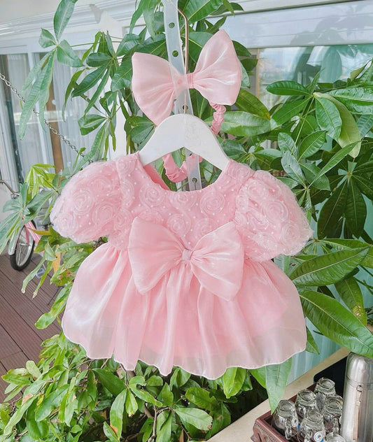Puff Pink Dress