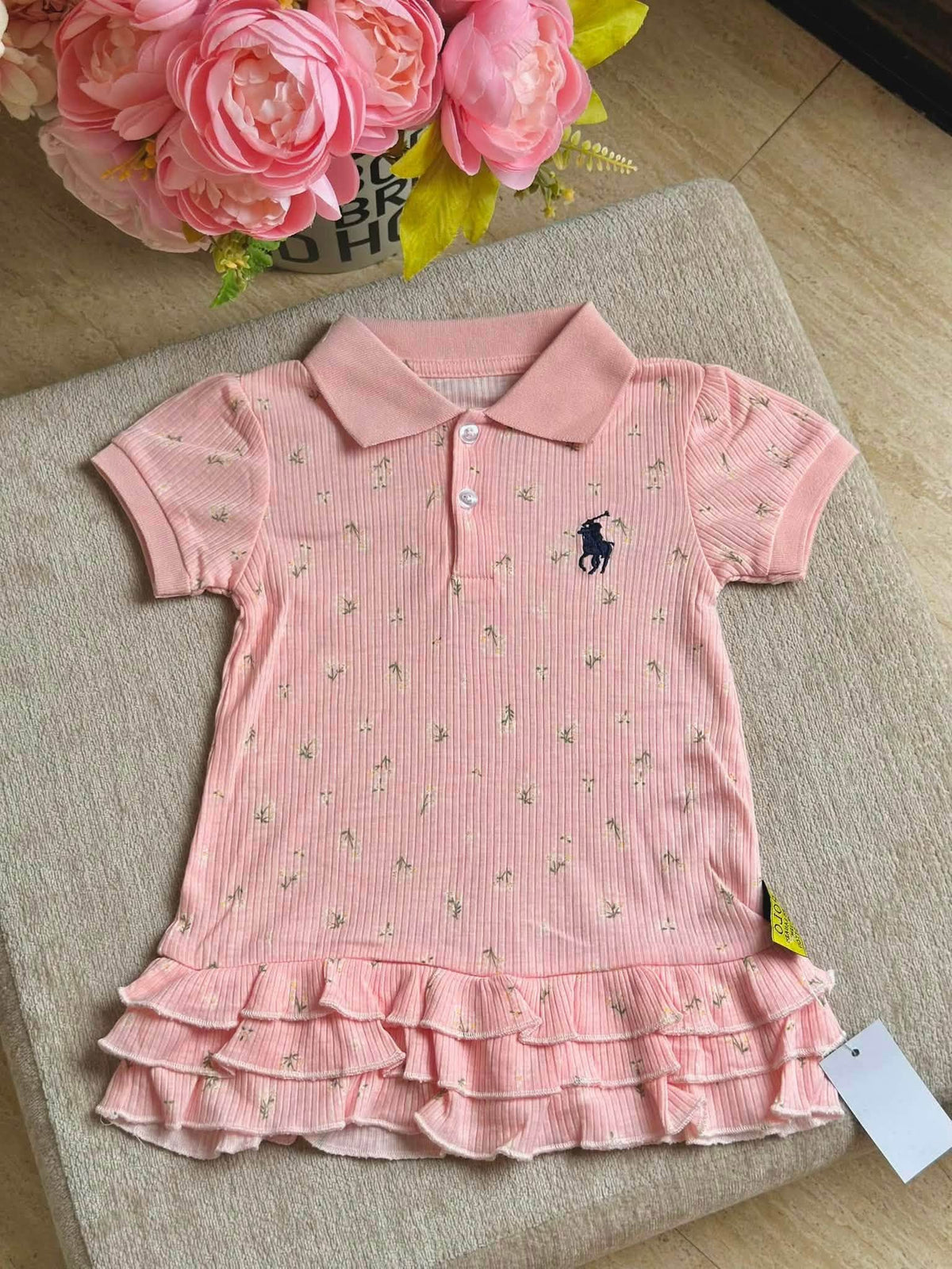 Peach RL Dress