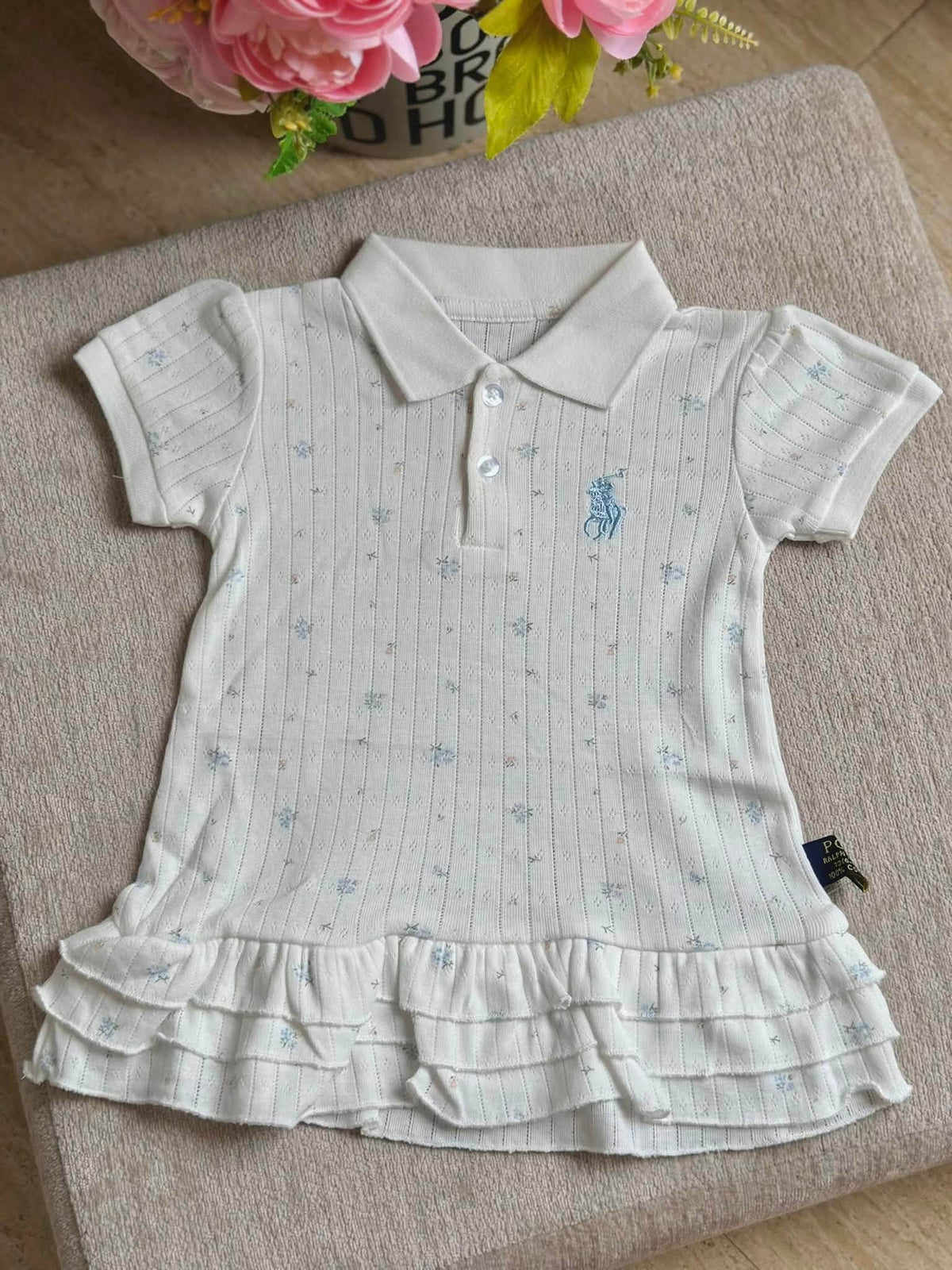 Light Blue Flower RL Dress