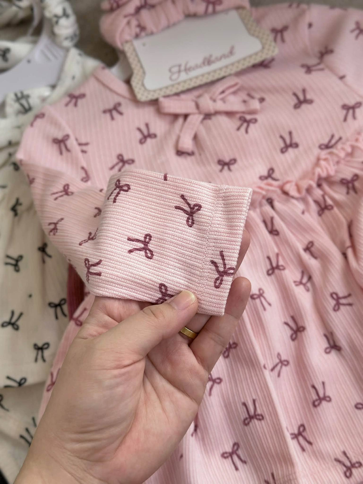 Long Sleeves Onesie Dress with Pants