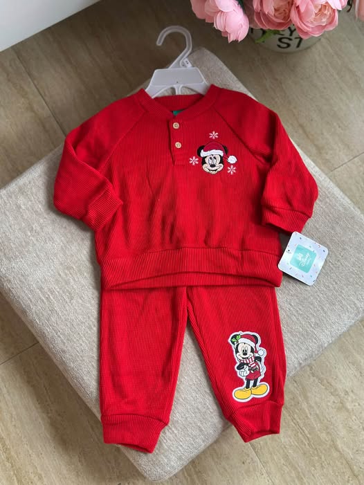 Christmas Mickey Sweatshirt with Pants
