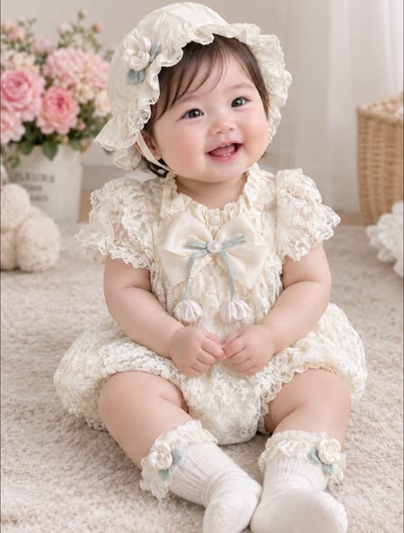 White Lace Romper