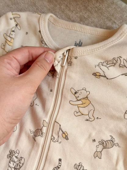 Disney Footed Frogsuits in Beige