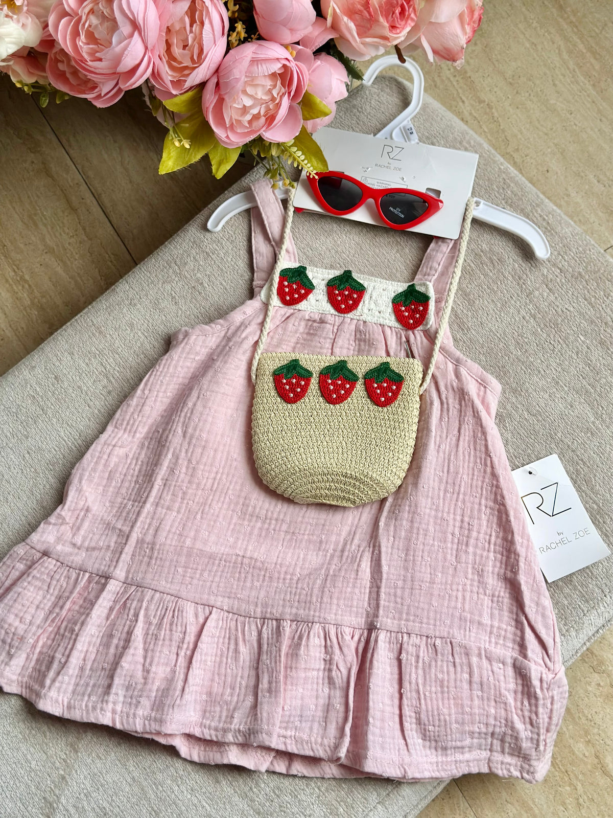 RZ Strawberry Summer Dress Set