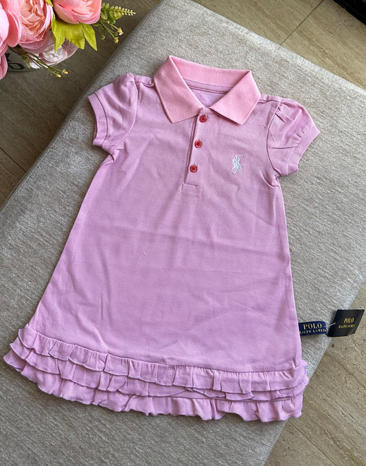 B3 RL Ruffles Dress -Lavender Pink