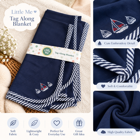 Little Me Blanket - Nautical
