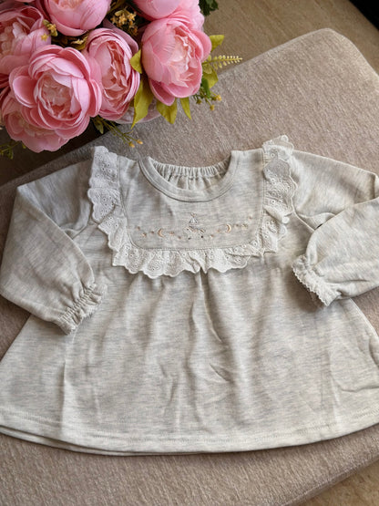 Cottoli Blouse - Gray