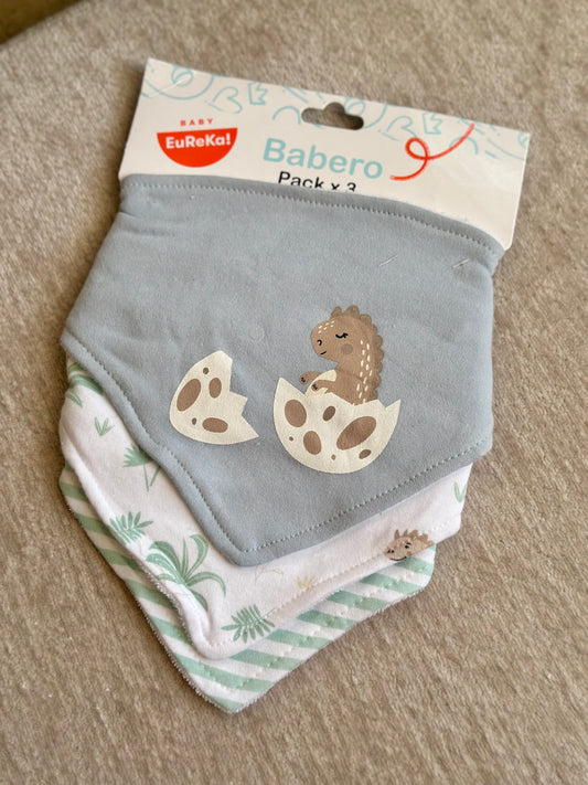 Dino 3pcs Bib