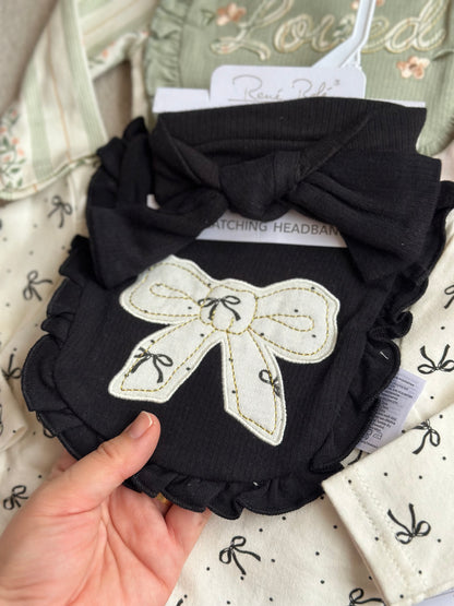 4pcs Onesies Set “Ribbon”