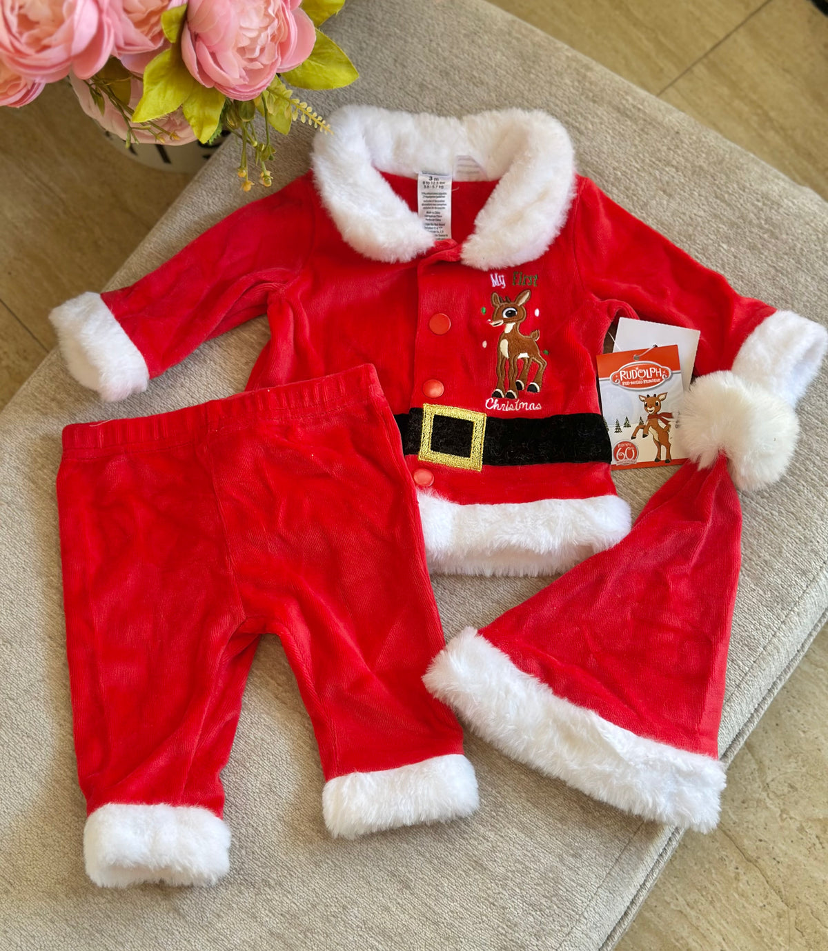 Christmas Santa Outfit Set