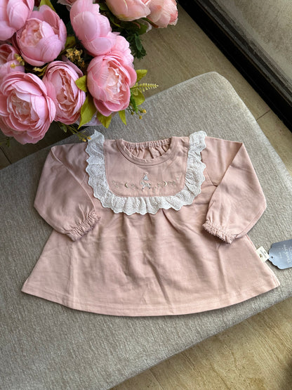 Cottoli Blouse - Nude Pink