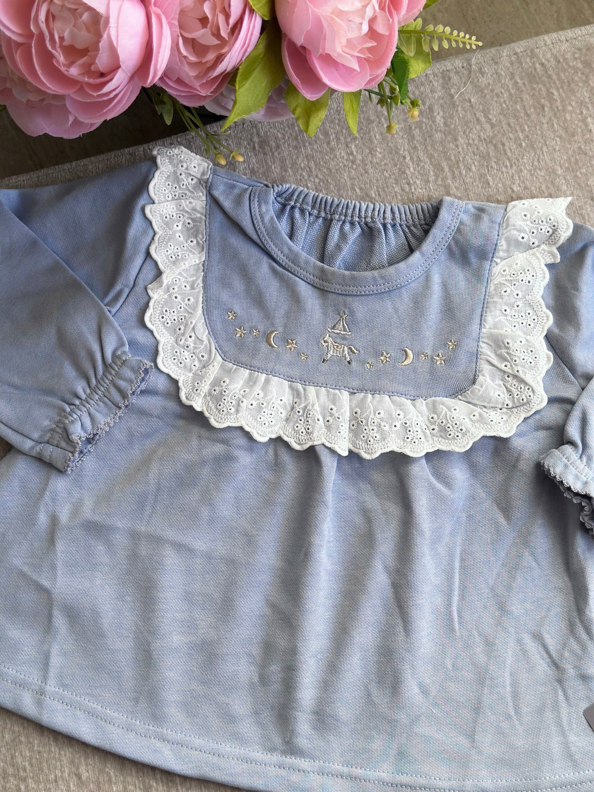 Cottoli Blouse -Light Blue