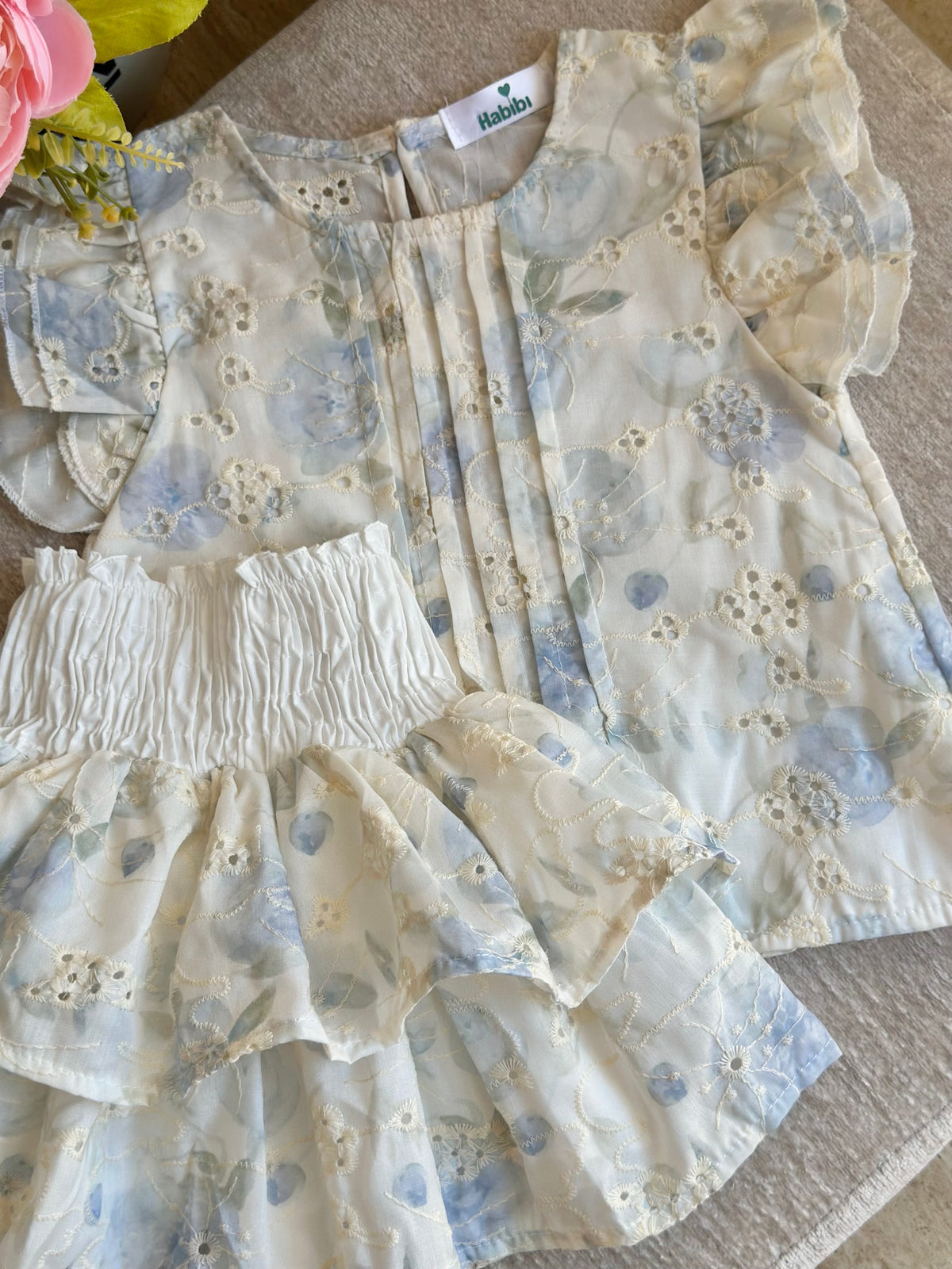 Floral Terno Blue