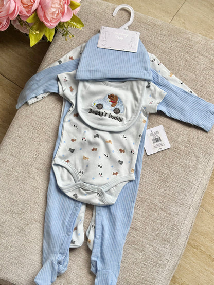 5pc Infant Set in Blue