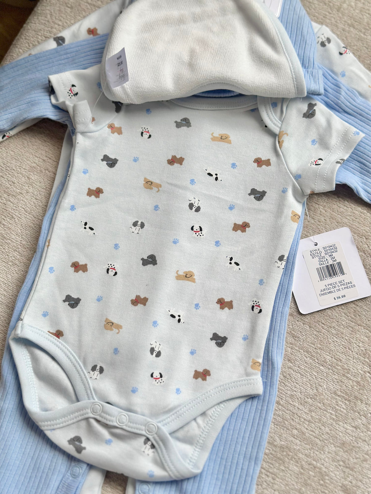 5pc Infant Set in Blue