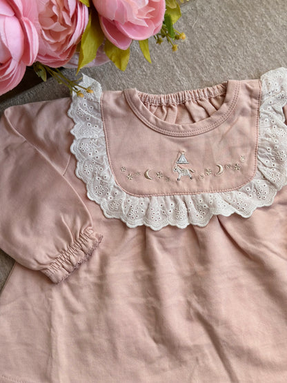 Cottoli Blouse - Nude Pink