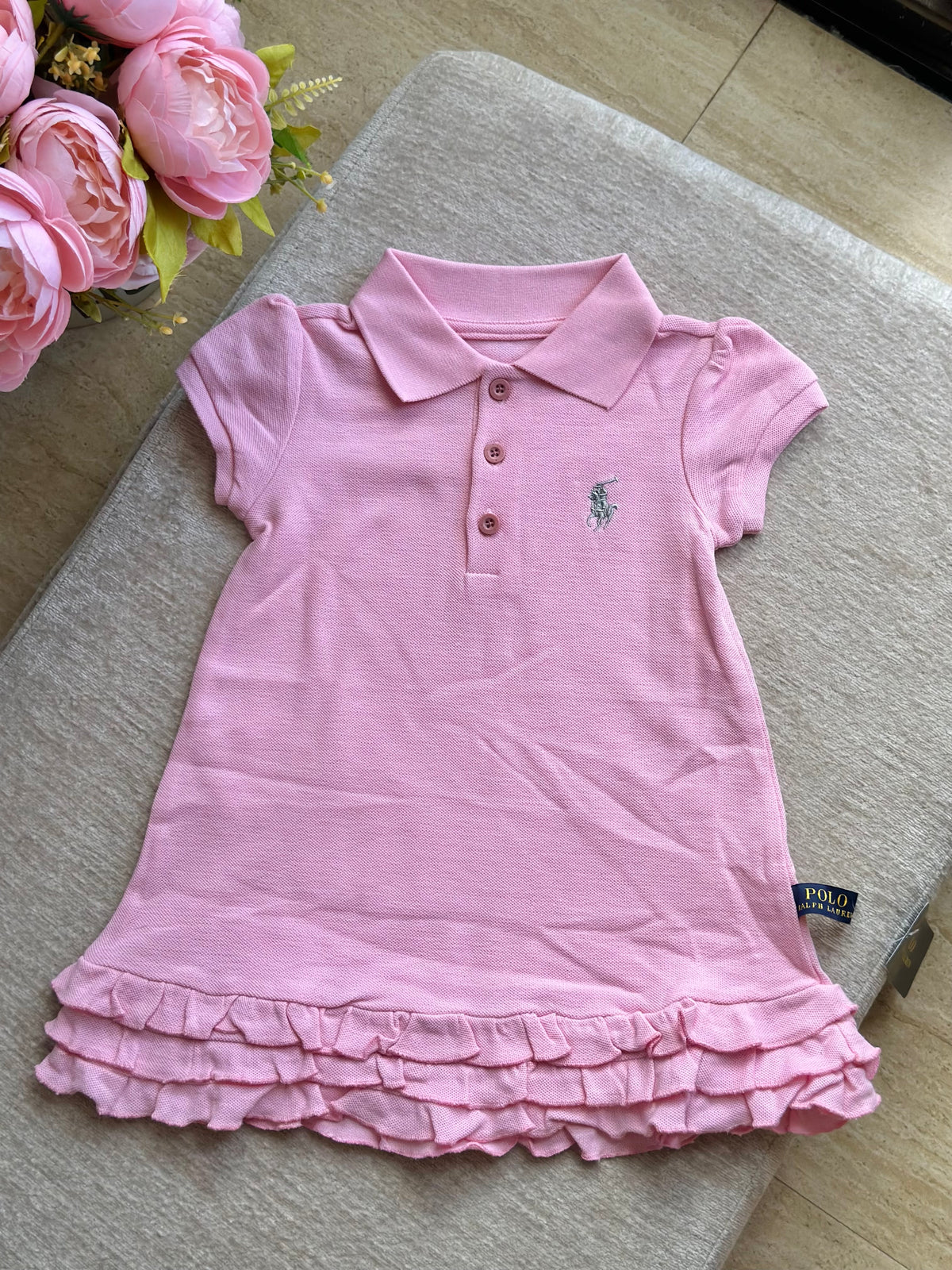 B3 RL Ruffles Dress - Pink