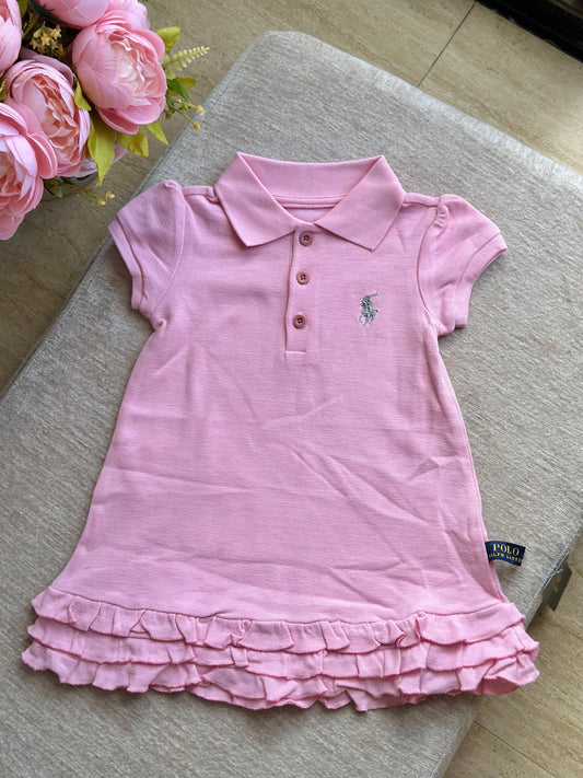 B3 RL Ruffles Dress - Pink