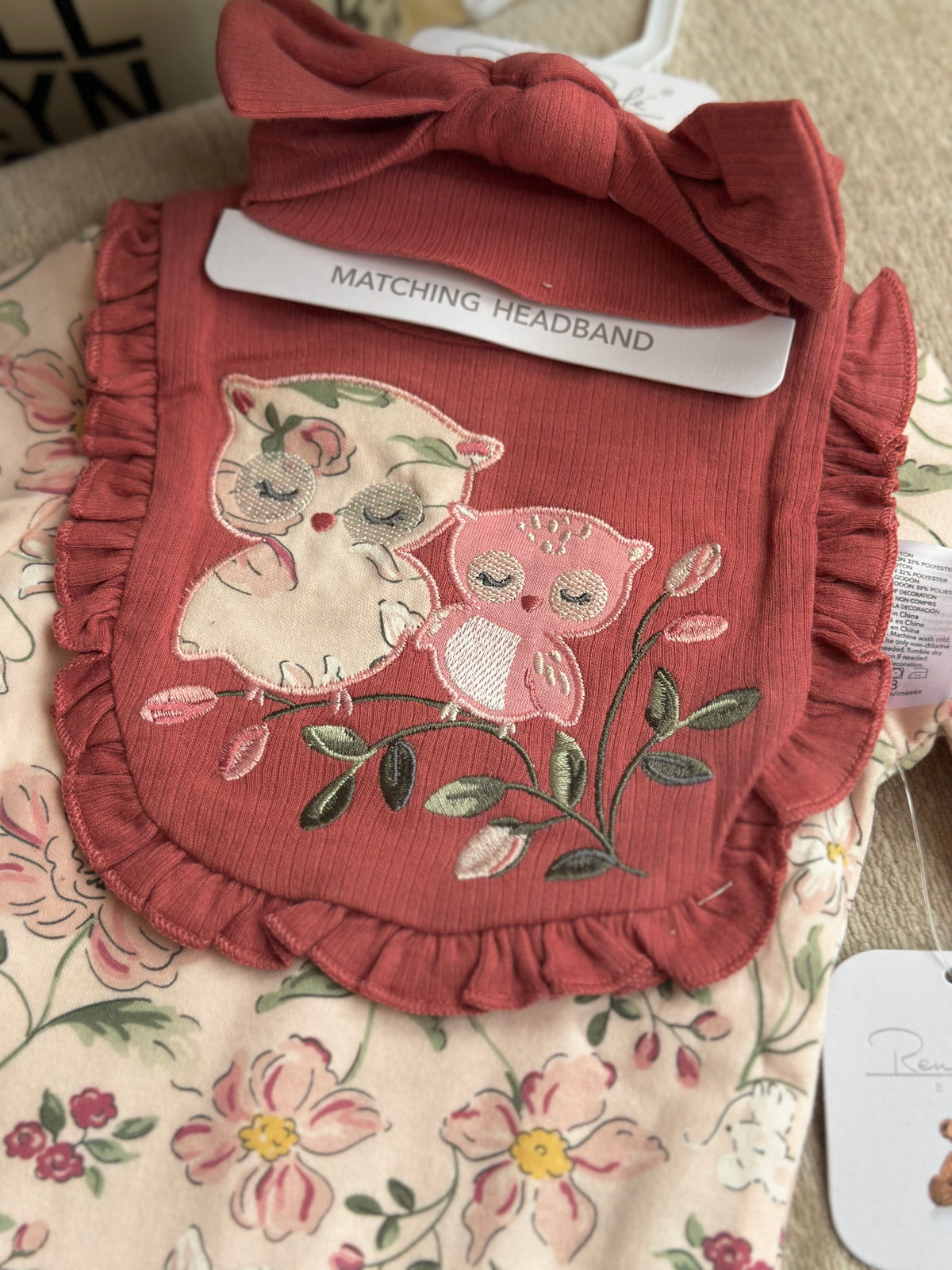 4pcs Onesies Set “Owl”