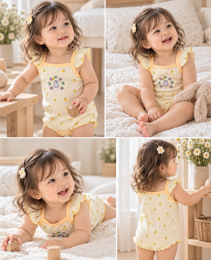 Cottoli Romper "Yellow Miffy"