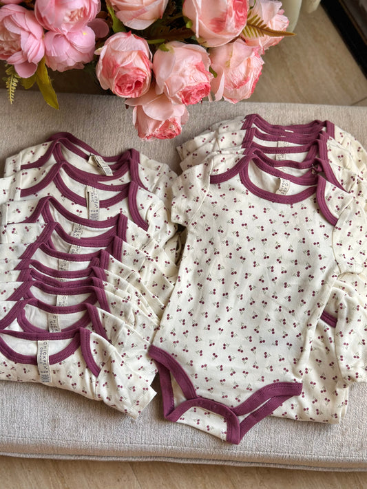 Chickpea Cherry Onesie