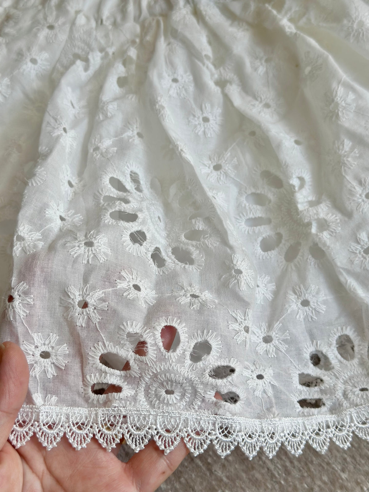 White Eyelet Summer Terno