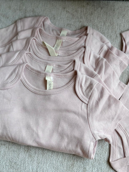 Snug Plain Blush Pink Onesie