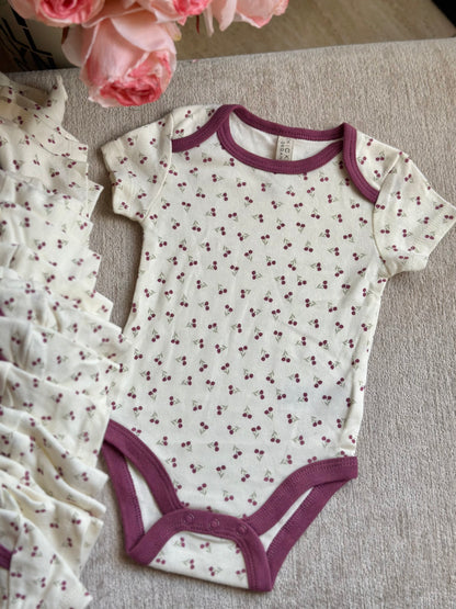 Chickpea Cherry Onesie