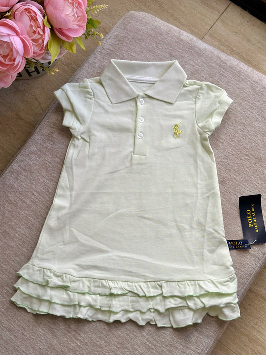 B3 RL Ruffles Dress - Mint Green
