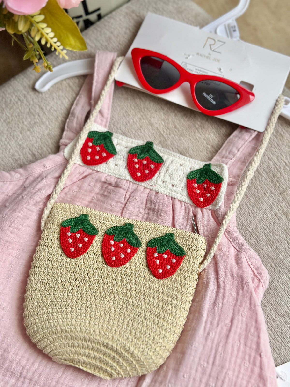 RZ Strawberry Summer Dress Set